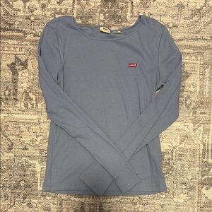Levi's Slate Blue Long Sleeve Shirt